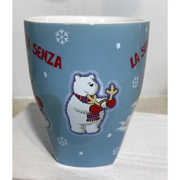 La Senza Mug Holiday Ceramic Oh Deer Reindeer Design Polar Bear Gift Christmas - Picture 4 of 9